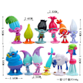 Miniatyrbild 3 av 5: Keepsake julgransprydnad set, DreamWorks Animation Trolls Holiday in Harmony Poppy och Branch (12 st)