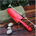 Miniatyrbilde 2 av 4: Transplanter Hageverktøy hagearbeid rustfritt stål liten spade blomsterspade liten spade spade utendørs blomsterplanting rød