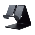Miniatyrbilde 1 av 3: Universell stativ for skrivebord, holder for nettbrett og telefon, for smarttelefon, iPhone, iPad, stativ i metall og aluminium (svart)