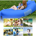 Miniatyrbilde 3 av 5: Vanntett luftesofa med komfortable puter, bærbar oppblåsbar sofa, luftesofa, for camping, ferier, fotturer, svømmebasseng og strandfester, 2
