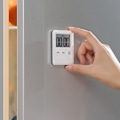 Miniatyrbillede 2 af 5: 4 stk. Digitalt køkkentimer Mini magnetisk køkkentimer LED nedtællingstimer til madlavning, spil, madlavning, motion.