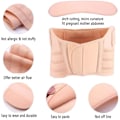 Miniatyrbillede 5 af 5: Beige, XL（100-130cm）Maternity Graviditetsbælte, Abdominal Lændestøttebælte, Justerbart Graviditetsbælte, Graviditetspandebånd Støttebælte, Pregna