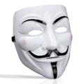 Pikkukuva 1 / 5: V for Vendetta -naamio, Anonymous Guy Fawkes Halloween -naamio - Hakkerinaamio