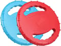 Blå+Röd - Frisbee Hundleksaker, Interaktiva Leksaker för Medelstora och Stora Hundar - Utomhus Probing Hundleksaker (2 st)