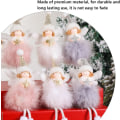 Miniatyrbilde 5 av 5: Plysj Ornamenter Juletre Hengende Ornamenter Treet Juletre Ornamenter Julepynt Fylt Dovendyr Plysj for 3Pcs