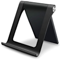 Miniatyrbillede 1 af 5: 360° Foldbar Telefonholder (Sort)