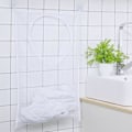 Pikkukuva 2 / 5: 2 kappaletta pyykkikori, suuri kapasiteetti pyykkikori säilytyskassi, ripustettava pyykkikaapin säilytyskassi, kylpyhuoneeseen, asuntolaan ja kaappiin (valkoinen)/