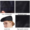 Miniatyrbilde 2 av 5: 3-delt kokkehatt med unisex mesh for kjøkken, catering og bakeri