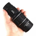 Miniatyrbillede 2 af 3: 16x52 Kikkert Høj Definition Monokulær Zoom Mini Teleskop Visnings Spejl Dual Optisk Linse Grøn Rustning Perfekt til golf, camping, vandreture