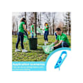 Miniatyrbilde 5 av 5: 40 stk. Plast Søppelposeklemmer, Blå Plast Søppelbøtteholdere, Praktiske Søppelposeklemmer, Matklyper og Forsegler, Søppelposefeste