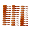Miniatyrbillede 1 af 3: Miniature 30 Stykker Dessert Skeer Træ Teske Magnetisk Papirclips Holder Slik Skeer Zen Have Ske Værktøj Jord Mini Spande Rød Høj Kvalitet