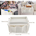 Miniatyrbilde 2 av 5: (Beige) Sofa Hengende TV Sove TV Organizer Sofa Oppbevaringsveske med Circube Sofa Sofa Sofa Sofa