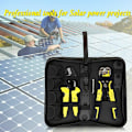Miniatyrbillede 5 af 5: Professionelle solpanel-krimpværktøjer 2,5-6mm² 14-10 AWG soltrådskonnektorsæt med afisoleringstang kompatibel med MC4