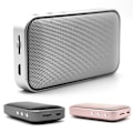 Pikkukuva 1 / 4: Kannettava langaton minikokoinen Bluetooth (valkoinen)