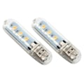 Miniatyrbillede 2 af 4: USB-læselampe, mini bærbar LED-nattelys, nøglering-læselampe, egnet til udendørs drevet campinglys