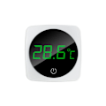 Miniatyrbild 1 av 5: Akvarietermometer, LED digital displaytermometer, 0,1 ℃ Touch-läge och högprecisionsklocka LED Digital termometer för akvarium