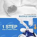 Miniatyrbillede 3 af 5: Pool Cleaner Bags, Pool Robot Zipper Bag Replacement Nylon Pouch Fit for Polaris 280480 Pool Cleaner