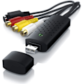 Miniatyrbild 1 av 5: Inspelningsbox för ljud- och videokonvertering, USB 2.0-ljud- och videokort, VHS-inspelare, ny version, ny programvara, kompatibel med Windows 11 10, videoadapter