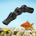 Miniatyrbilde 5 av 5: Akvarium Fisketank Plast Vannutløp Akvarium Vannutløp Andenebb Rotativ Tank Roterende Vannutgang Fleksibel Akvarium And Med Flat Foring (20mm)