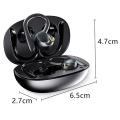 Miniatyrbilde 2 av 5: On-ear Bluetooth-hodetelefoner for løping, sport, ultra-lang rekkevidde, støydemping, hurtiglading, trådløse hodetelefoner