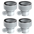 Miniatyrbilde 4 av 5: Passer til INTEX filterpumpetilkobling Sett med 2 adaptere 32-38mm