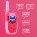 Pikkukuva 2 / 5: Lasten Walkie Talkie, 3-8-vuotiaan tytön lelu, 9-12-vuotiaan tytön lahja, 2-suuntainen radio 8 kanavalla, 3 mailin kantama ulkoiluseikkailuihin