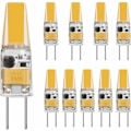 Miniatyrbillede 1 af 5: G4 LED pære 3W DC/AC 12V svarende til 30W Charter Halogenpære 3000K - 10 pakker
