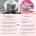 Pikkukuva 5 / 5: Comfy Cone -kauluri, mukava leikkauksen jälkeen kissoille ja koirille, kestävä, vedenpitävä, naarmu- ja puremiskestävä, helppo puhdistaa, säädettävä