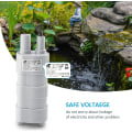 Miniatyrbilde 4 av 5: 12 V nedsenkbar pumpe, JT-500 mikropumpe, rett pumpe, utløpshode 5 m, med 1,5 m kabel, vannpumpe 600 L/H