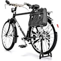 Miniatyrbild 3 av 5: Legering bilmodell, mini retro stil klassisk svart DIY monterad cykel leksak, simulering stil modell skrivbordsdekoration.