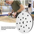 Miniatyrbild 2 av 5: Mjukt slippapper, 150 mm mjuka slippapper gränssnittsdynor mjuk svampdiameter 150 mm (17 hål)