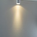 Pikkukuva 1 / 5: Valkoinen säädettävä pinta-asennettava valonheitin 7W LED-alasvalot Kattovalaisin Säädettävä kulma Kattovalaisin COB-lamppu, 360° kääntyvä (lämmin valkoinen 3000