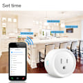 Miniatyrbilde 3 av 4: Smart Plugg - Smart Life Wi-Fi-kontakt, Smart-kontakt med fjernkontroll og timerfunksjon 20A ladestatistikk