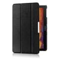 Pikkukuva 1 / 5: (Musta) Samsung Note 10.1 2014 edition nahkakotelo - SM-P600/P601/P605, rannekkeen pidike, pudotusta kestävä TabS7FE, vaakasuoraan ja pystysuoraan pyörivä