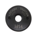 Miniatyrbillede 1 af 5: Hurtigspændemøtrik SDS Clic M14, til alle vinkelslibere AEG, Black  Decker, Dewalt, Flex, Hitachi, Metabo, Makita, etc. (1 spændemøtrik), sort
