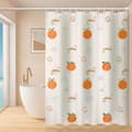 Varm toalett förtjockad polyester presenning duschdraperi tecknad 180*200cm