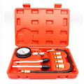 Miniatyrbilde 1 av 5: Sylinderkompresjonstester, kompresjonsmåler for bensinmotorer, 0-21 bar & 0-300 PSI med tennpluggtester og 4 M112 M14 M18 M18 adaptere