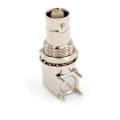 Miniatyrbilde 3 av 3: Kontakt BNC 50 OHM BNC FEMALE BULKHEAD SUD PCB Rettvinklet kontakt RF Koaksialadapter med Lavt Tap for RF Applikasjon CCTV Broadcast (5 deler)