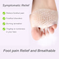 Miniatyrbild 2 av 5: 3 par metatarsal dynor för kvinnor och män, silikon metatarsal dynor, mjuka silikon fotdynor bollar, uppgraderade förtjockade återanvändbara silikon metatarsal