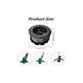 Miniatyrbilde 3 av 4: Spole x 2 + Hette x 1 Passer til BOSCH UniversalGrassCut Kantklipper 18 18-26 18-260 F016800570