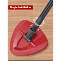 Miniatyrbild 3 av 5: CRTHL 3-delad 6,7-12,9m Ersättningsskaft för Spin Mop Kompatibel med Vileda Triangulär Spin Mop Bas EasyWring Refiller för Golvrengöring