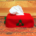 Miniatyrbild 1 av 4: Julpappersnäsdukshållare