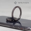 Miniatyrbilde 3 av 5: 2 stk Cd Textures Mobiltelefon Ringholder Stativ, 360 Graders Rotasjon Metall Finger Ring Kickstand For Magnetisk Bilholder