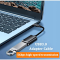 Miniatyrbilde 3 av 5: USB C til USB 3.0 Adapter, 5Gbps USB Type C Hann til USB A Hunn OTG Kabel, Kompatibel med iPhone 16 Pro Max/15 Pro Max Plus, iPad Pro, MacBook Pro/Ai
