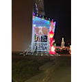 Miniatyrbild 4 av 4: Juldekorationer Utomhusbelysning Stjärna Julgran Ljus Timer Julstjärna Ljus för Trädgård, Bröllop, Fest, Juldekorationer Vit