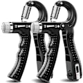 Miniatyrbild 1 av 5: Handgreppsstärkare 2-pack Justerbart motstånd 10-130 lbs Underarmsövning, Greppstyrketränare för muskeluppbyggnad och skadeåterhämtning för A