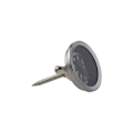 Miniatyrbillede 4 af 4: Termometer til rygning af trækulgrill, 50 mm termometer med pizzaovn i rustfrit stål, reservedele til BBQ