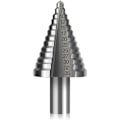 Miniatyrbild 1 av 5: HSS Stegsänkningsborr, Dubbelspårig Stegsänkningsborr (5mm-35mm) med Titanbeläggning, Solid, Perfekt för Skruvdragarborrning