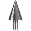 Miniatyrbillede 1 af 5: HSS Trin Trin Bor, Dobbelt Trin Trin Bor (5mm-35mm) med Titanium Belægning, Massiv, Perfekt til Skruetrækkerboring