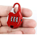 Miniatyrbild 4 av 5: 8-pack Mini 3-siffrig återställningsbar kombinationshänglås för resväskor, bagage, olika färger